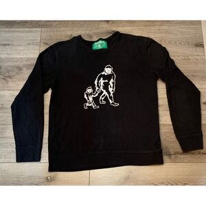 Bigfoot Family Legend Mythical Funny Outdoor Whimsical Sweatshirt Cozy Winter